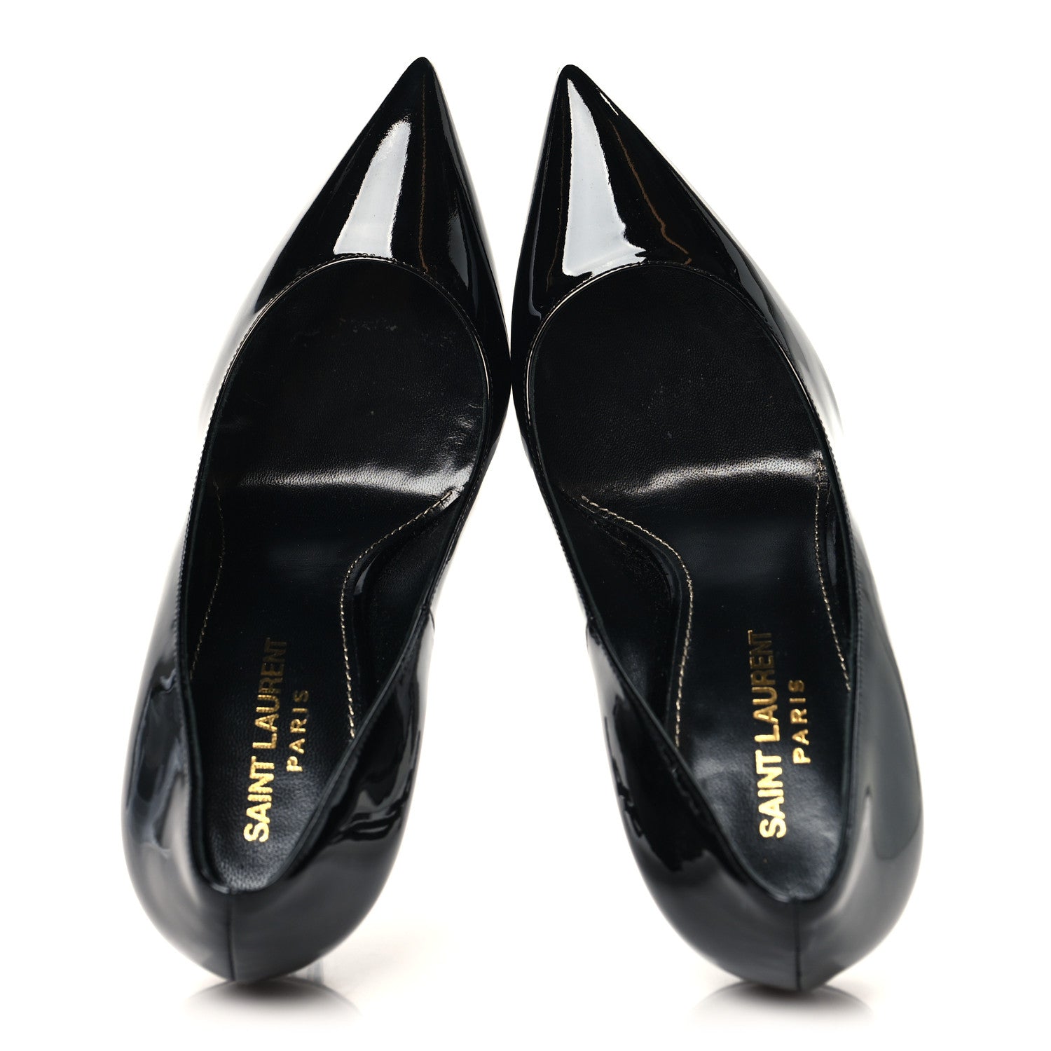 Saint Laurent Patent Opyum 110 Pumps 37 Black 2 of 10