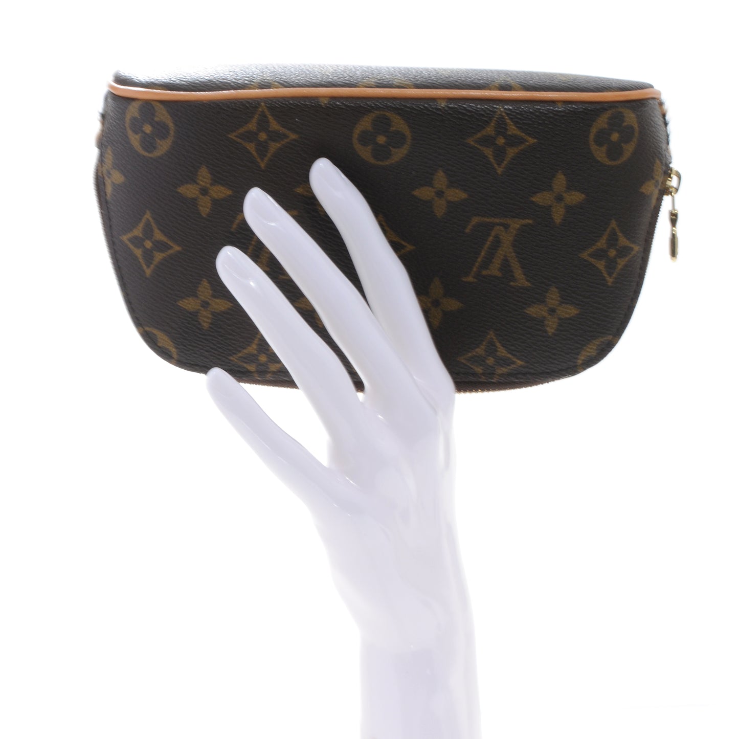Monogram Azzedine Alaia Leopard Print Pony Hair Cosmetic Pouch