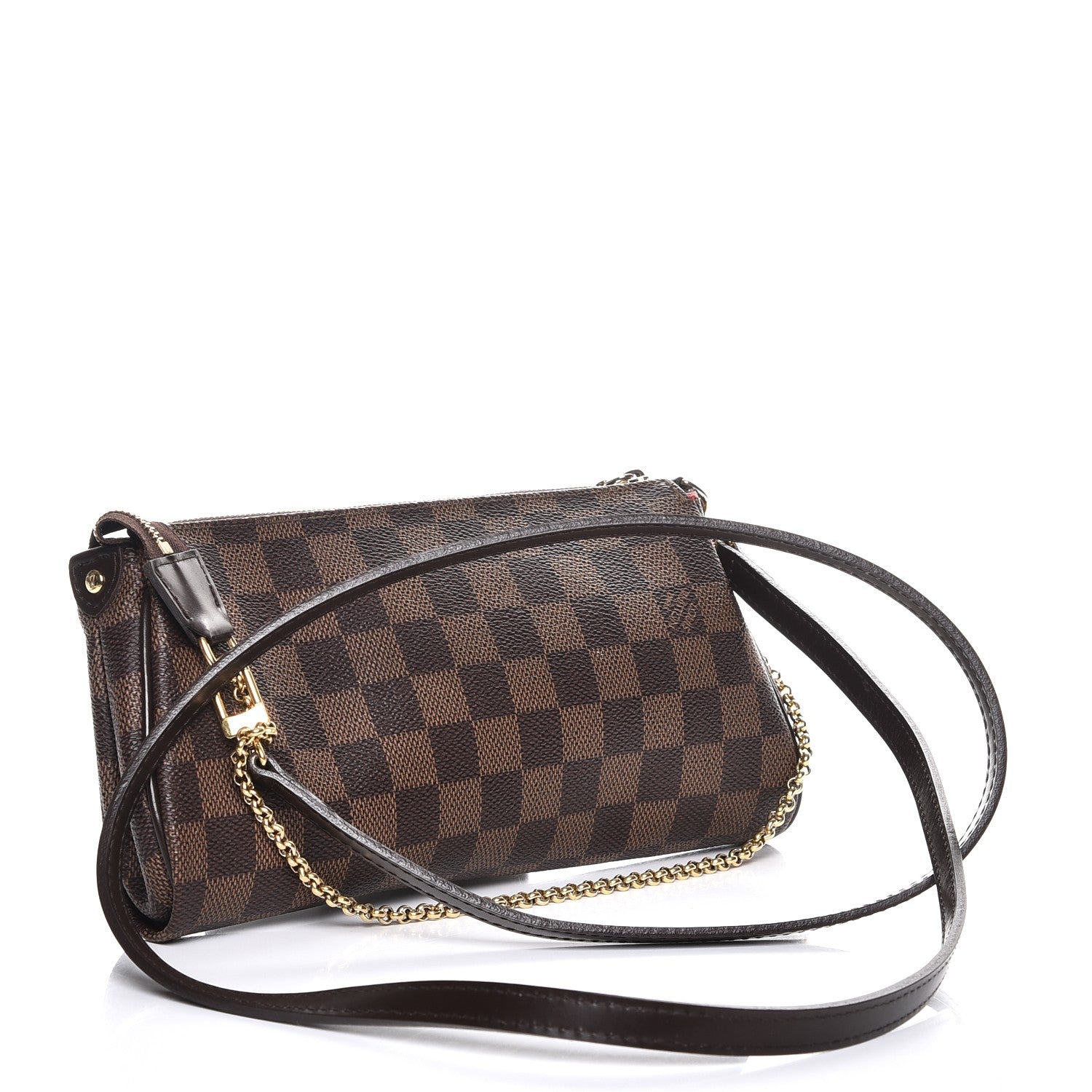 Louis Vuitton Damier Ebene Eva Clutch 3 of 9