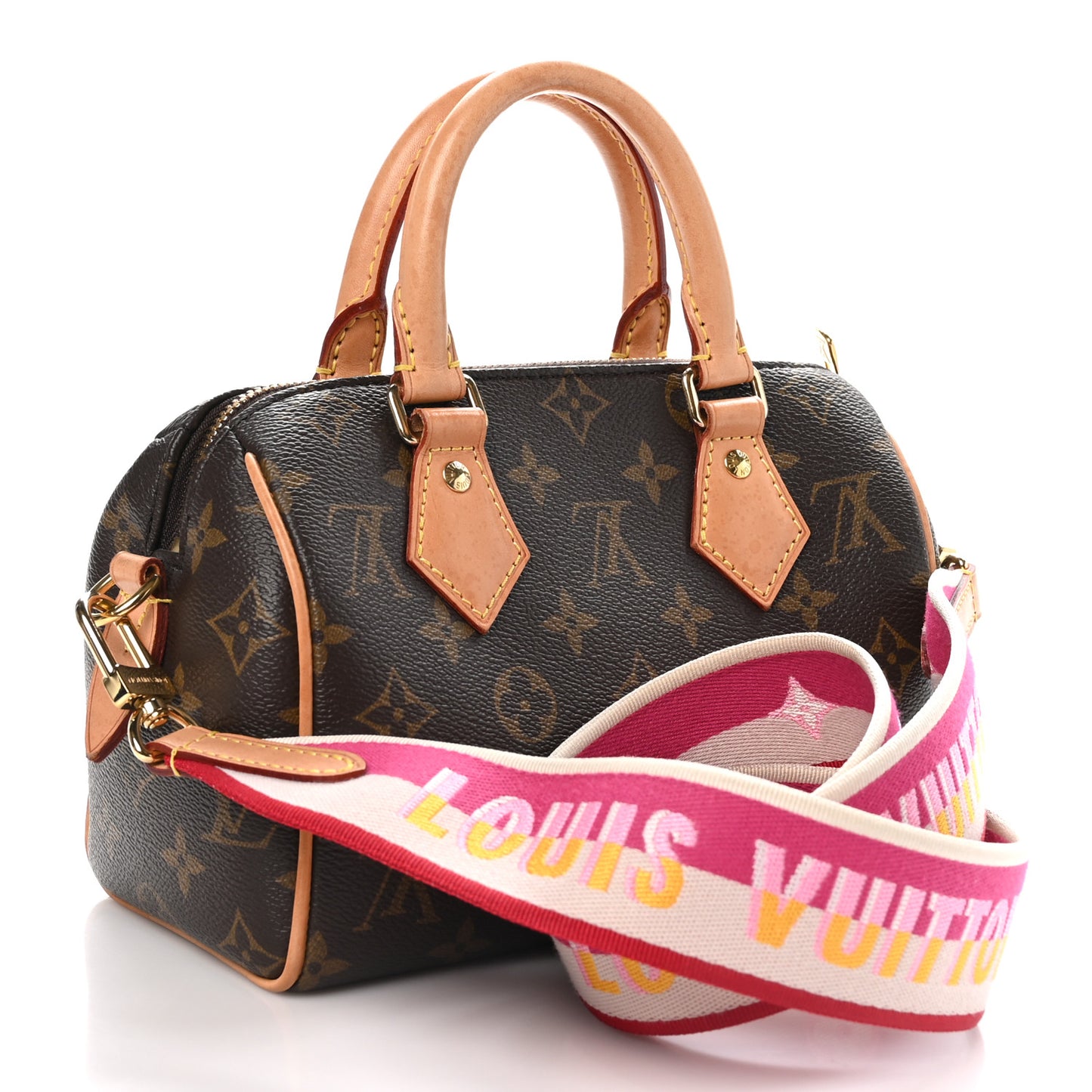 Monogram Speedy Bandouliere 20 Fuchsia