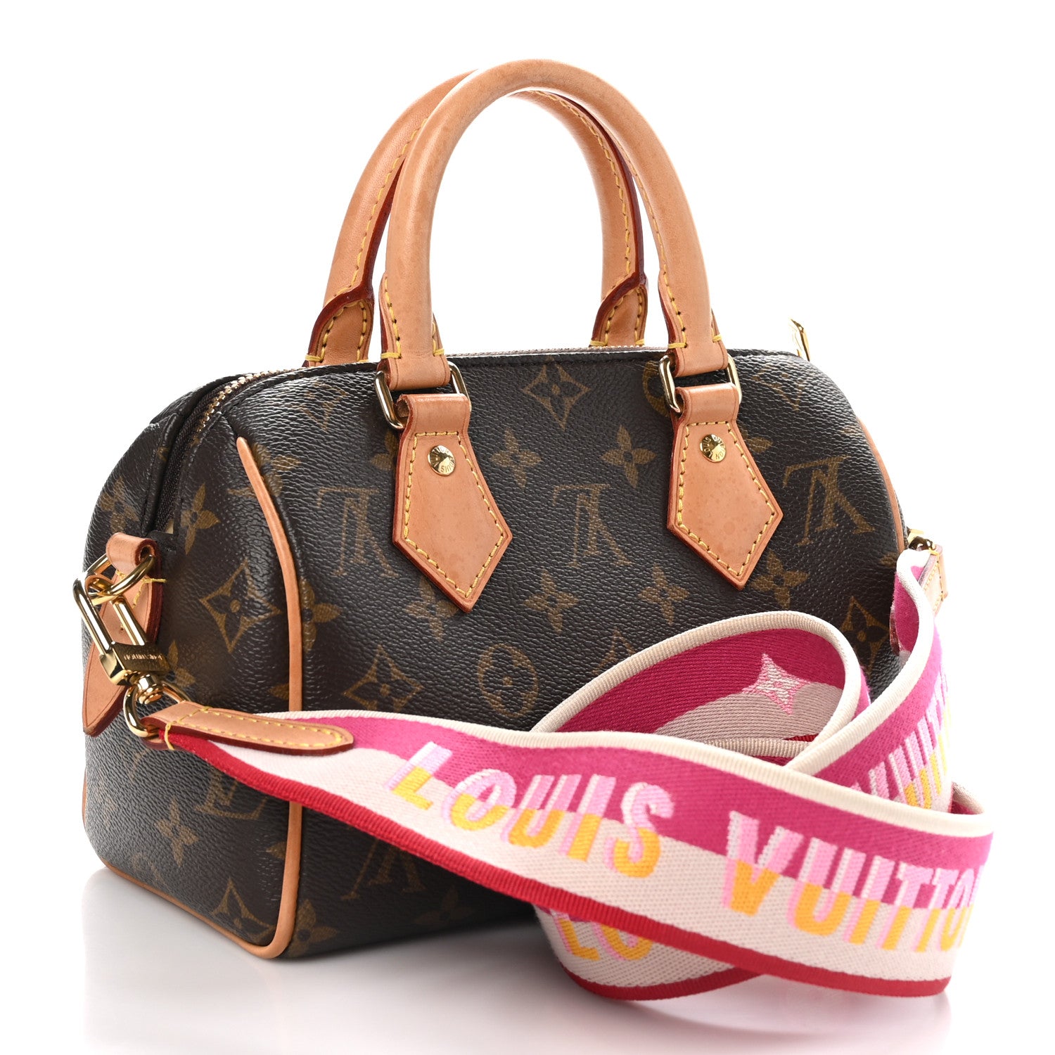 Louis Vuitton Monogram Speedy Bandouliere 20 Fuchsia 3 of 9