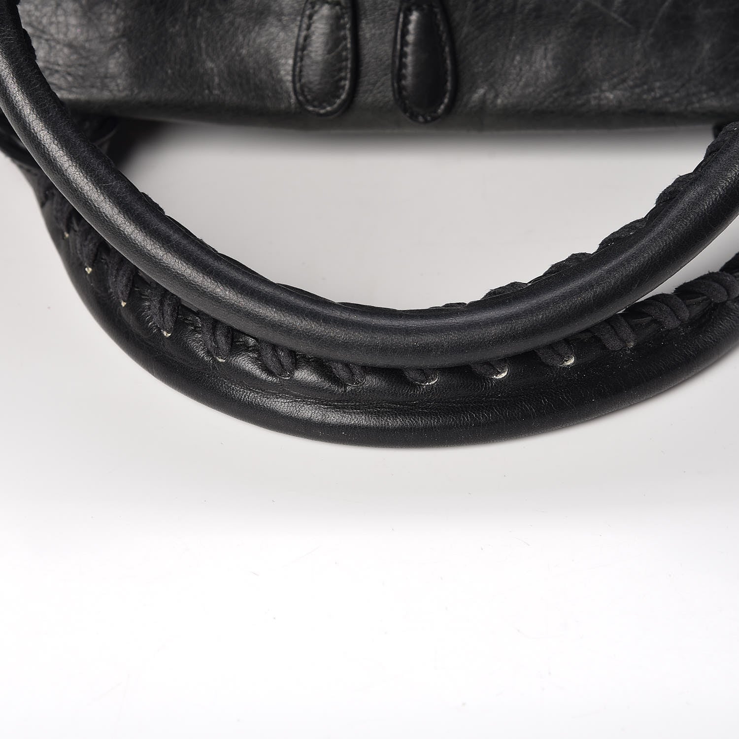 Balenciaga Agneau Giant Brogues Hardware Mid Day Black 15 of 15