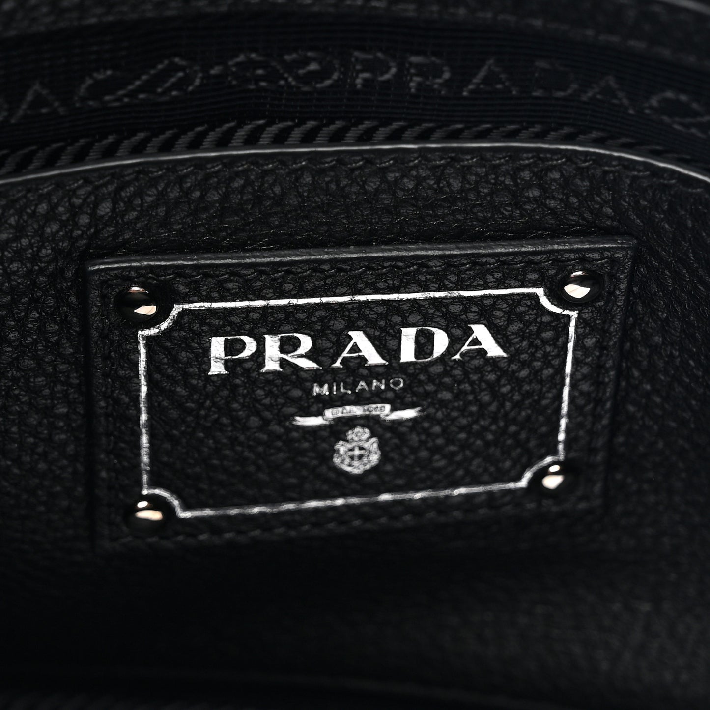 Vitello Phenix Shopping Satchel Black