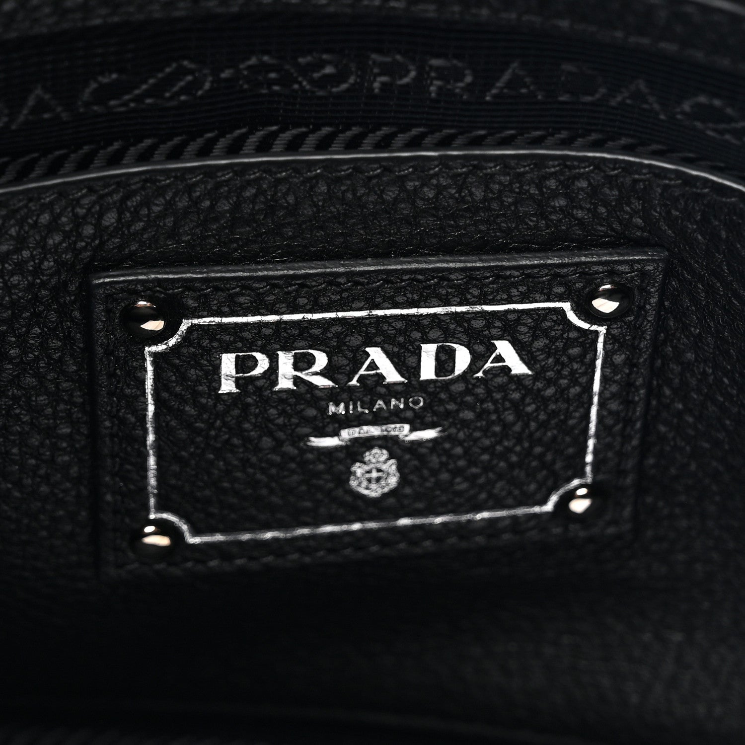 Prada Vitello Phenix Shopping Satchel Black 6 of 12