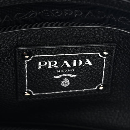 Prada Vitello Phenix Shopping Satchel Black 6 of 12