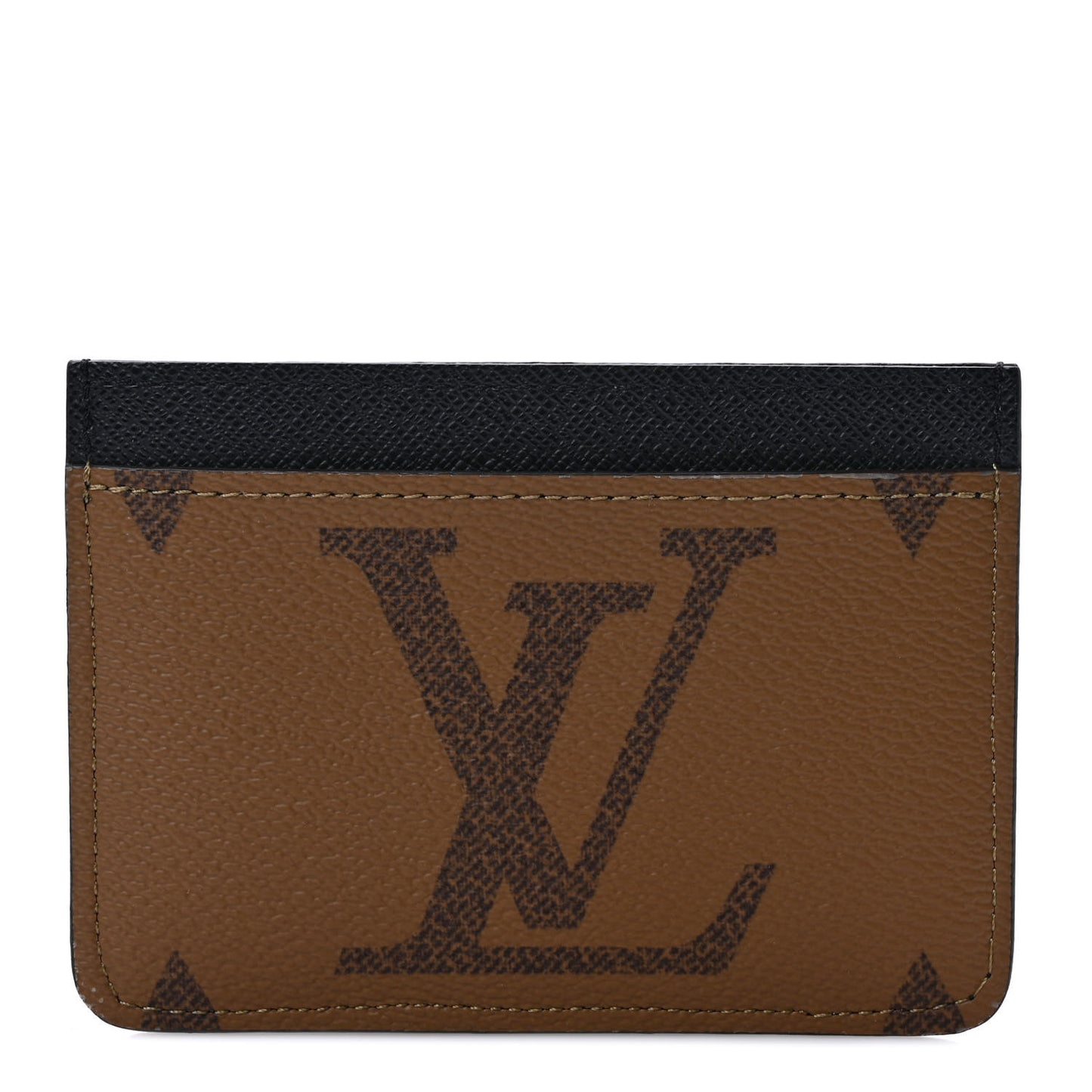Reverse Monogram Side Up Card Holder