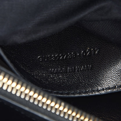 Saint Laurent Sheepskin Matelasse Chevron Monogram Large College Satchel Black 7 of 15