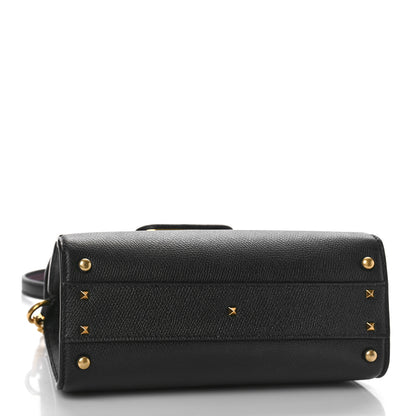 Valentino Garavani Grainy Calfskin Small VSling Top Handle Bag Black 4 of 8
