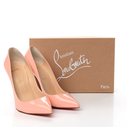 Christian Louboutin Patent Pigalle Follies 100 Pumps 40 Flamingo 8 of 8