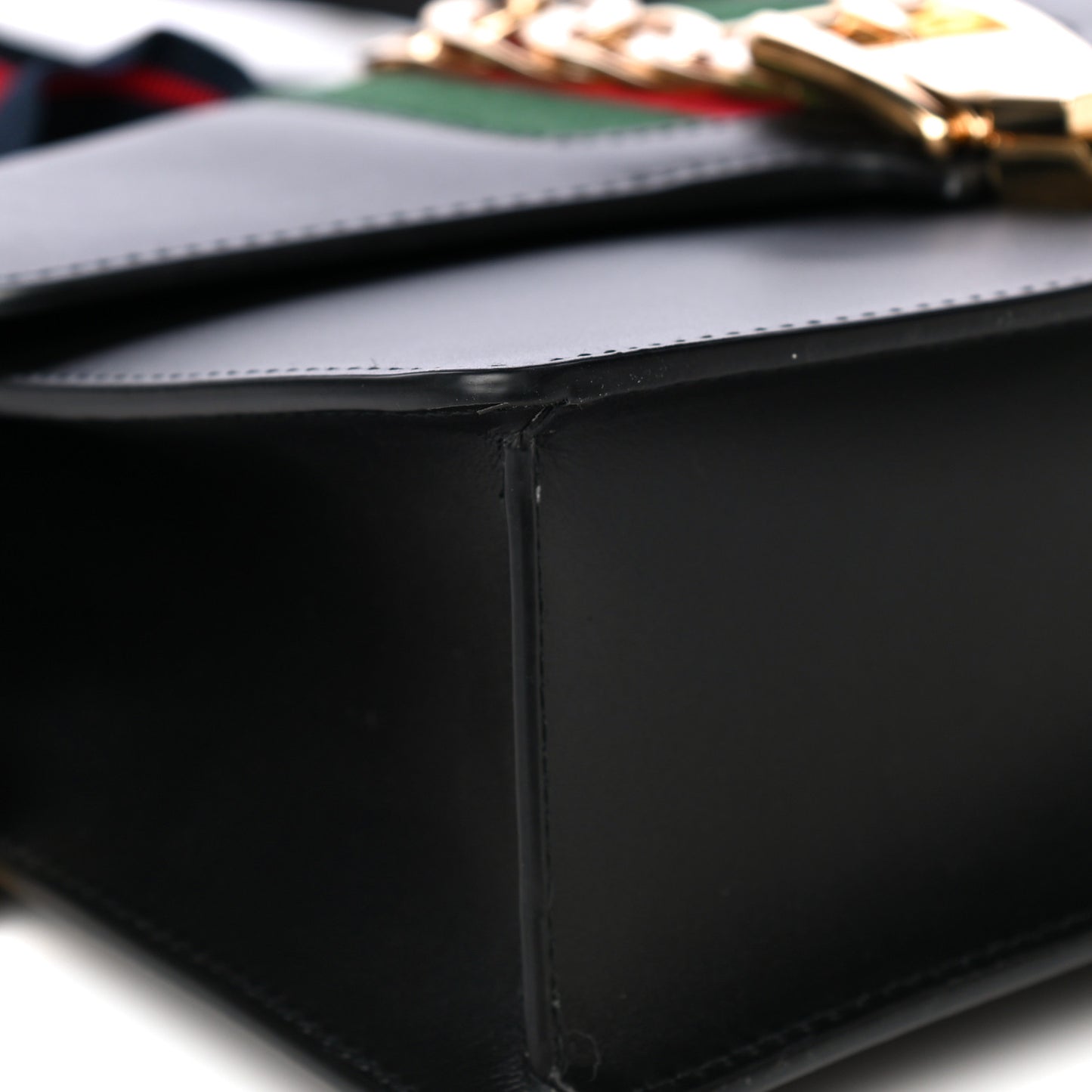 Calfskin Small Sylvie Shoulder Bag Black