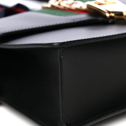 Gucci Calfskin Small Sylvie Shoulder Bag Black 10 of 11