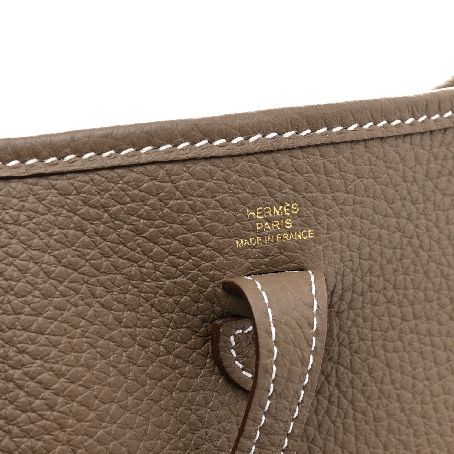 Hermes Taurillon Clemence Amazone Evelyne TPM Etoupe Bleu Indigo 6 of 11