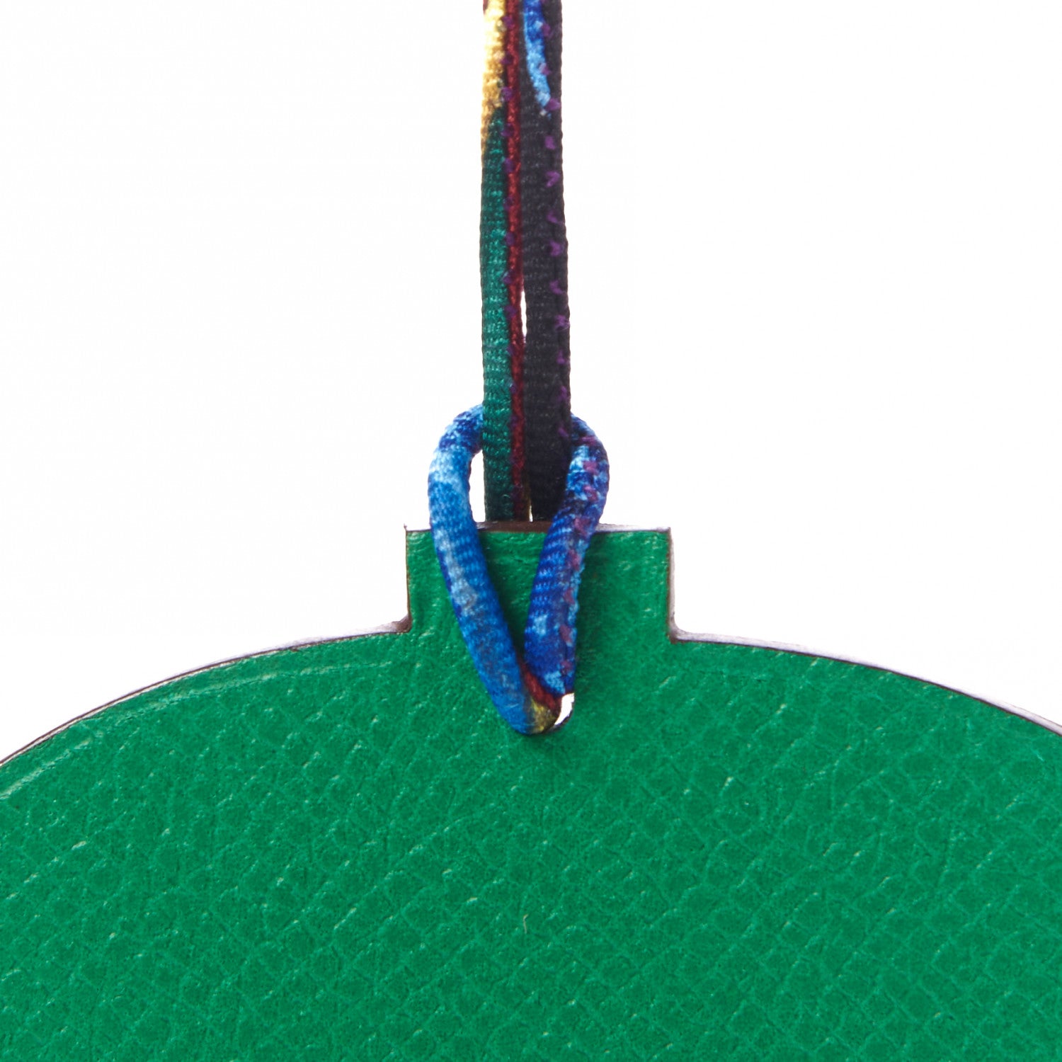 Hermes Togo Epsom Petit H Teapot Bag Charm GM Bambou Ebene 2 of 4