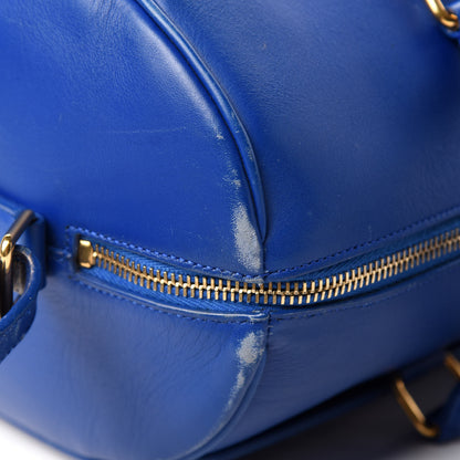 Saint Laurent Calfskin Classic Duffle 6 Blue 12 of 18