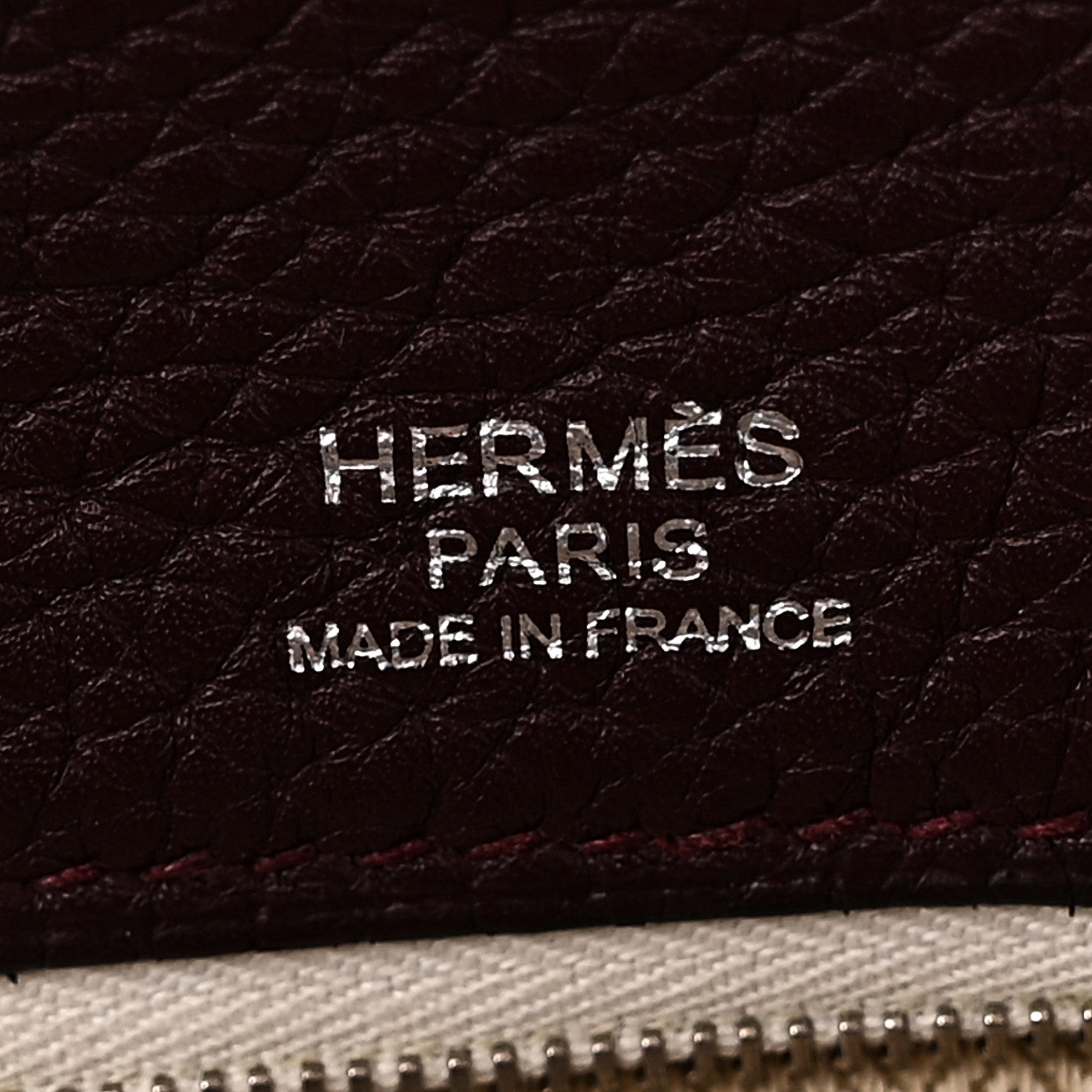 Hermes Taurillon Clemence Alfred 35 Rouge H 6 of 9