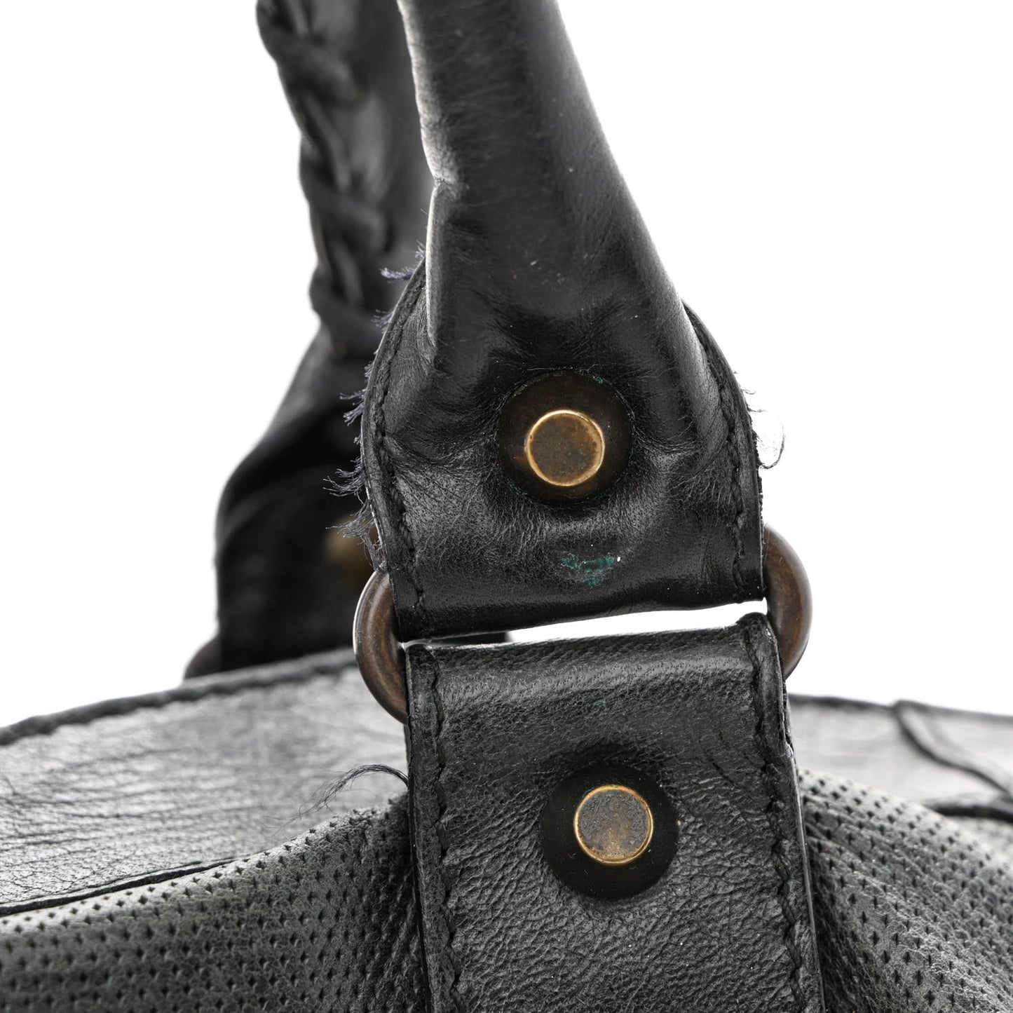 Agneau Perforated Classic Hardware City Black