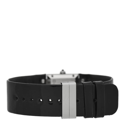 Chanel Stainless Steel Patent 19mm Matelasse Quartz Watch Black 3 of 6