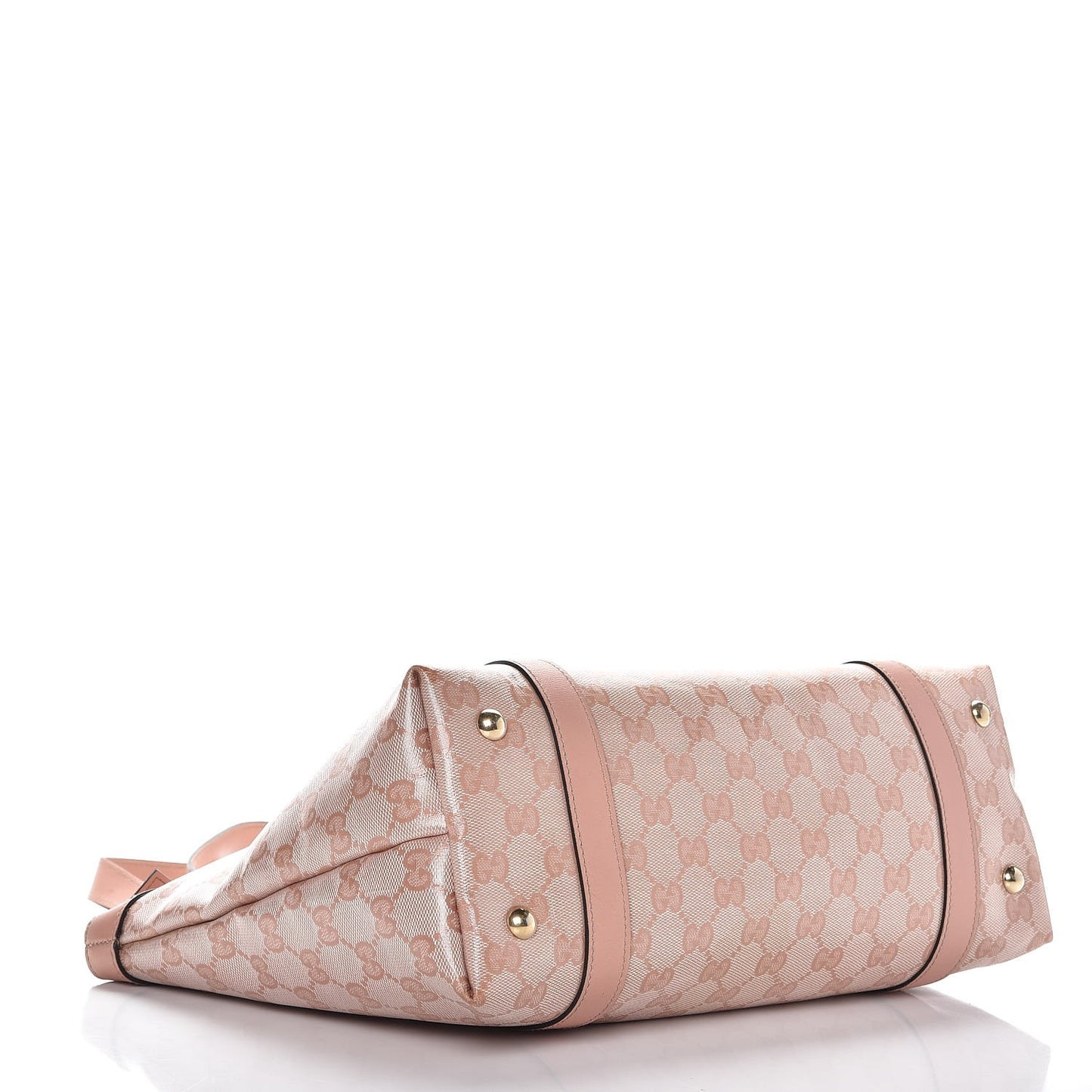 Crystal Monogram Medium Abbey Tote Blush