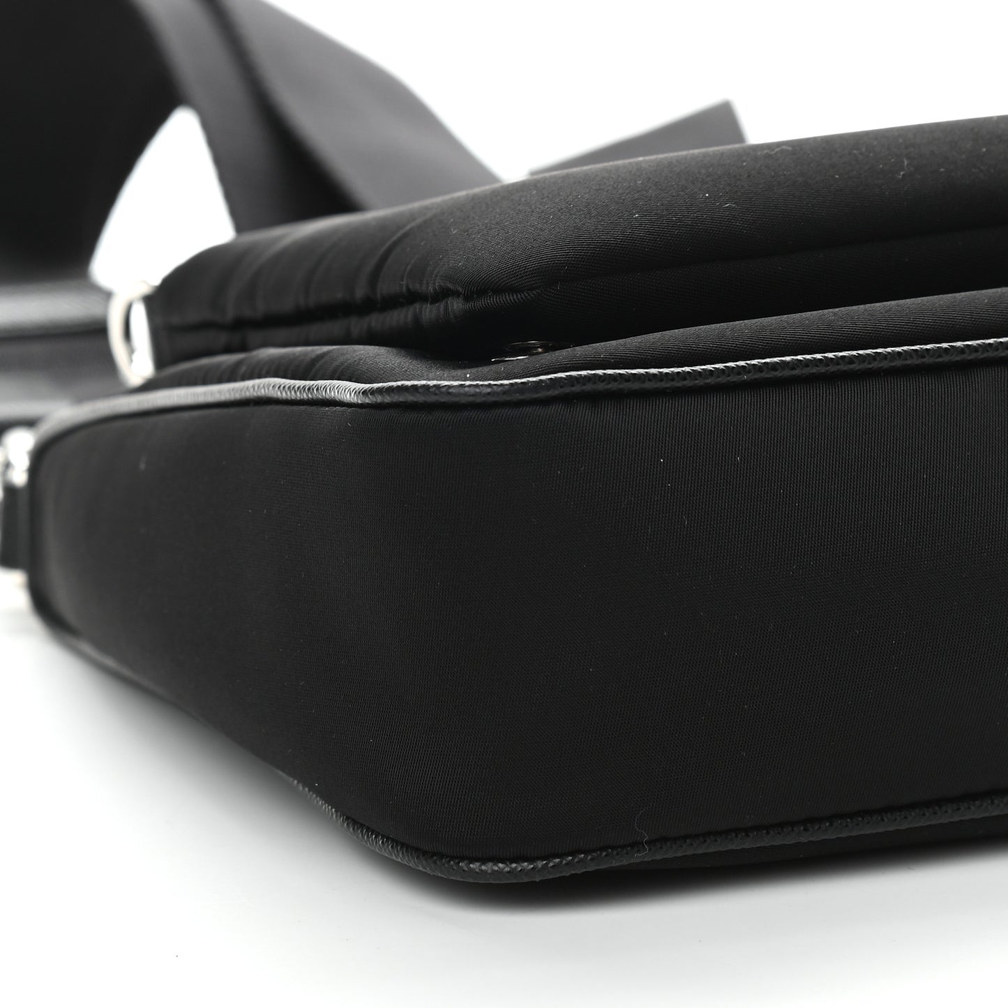 Nylon Shoulder Bag Black