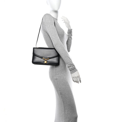 Hermes Box Kelly Cadena Lock Shoulder Bag Black 2 of 14