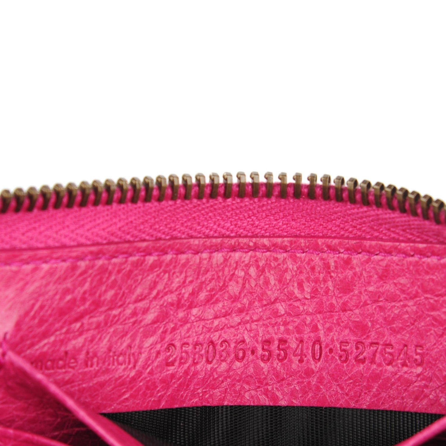 Balenciaga Agneau Classic Hardware Continental Zip Around Wallet Cyclamen 7 of 8