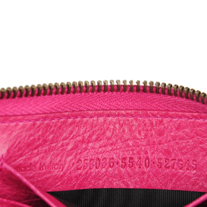 Balenciaga Agneau Classic Hardware Continental Zip Around Wallet Cyclamen 7 of 8