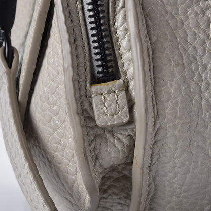 Alexander Wang Pebbled Lambskin Inside Out Rocco Matte Black Hardware Chalk 11 of 11
