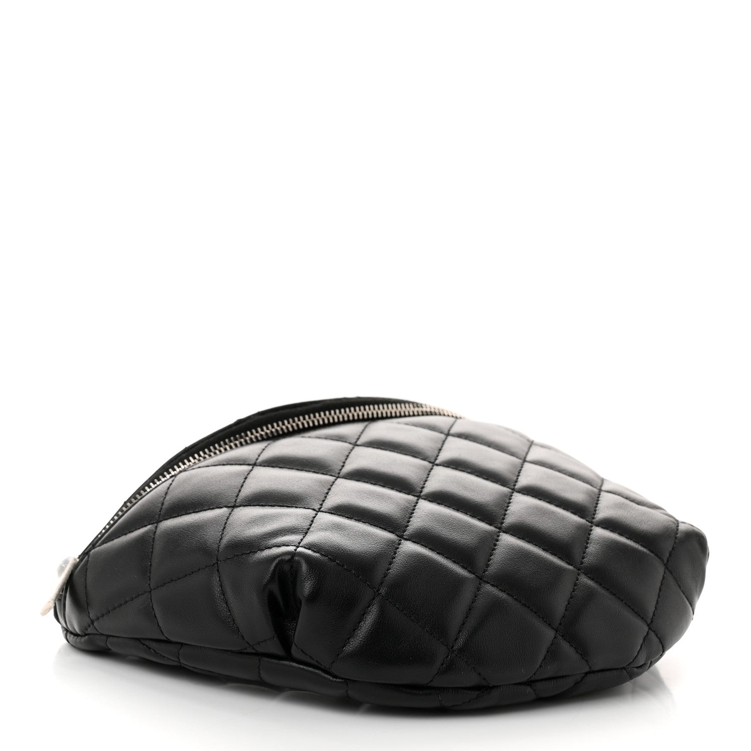 Chanel Calfskin Quilted Waist Belt Bag Black 4 of 11
