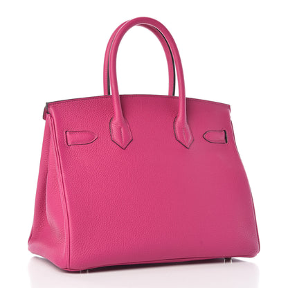 Hermes Togo Birkin 30 Rose Pourpre 3 of 32