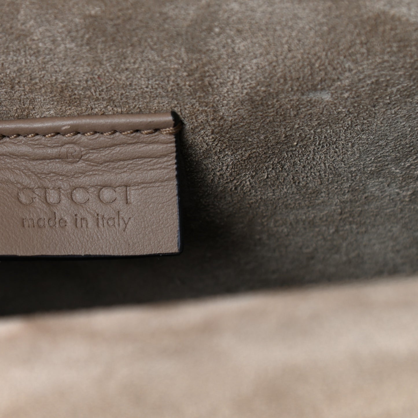 GG Supreme Monogram Mini Dionysus Shoulder Bag Taupe