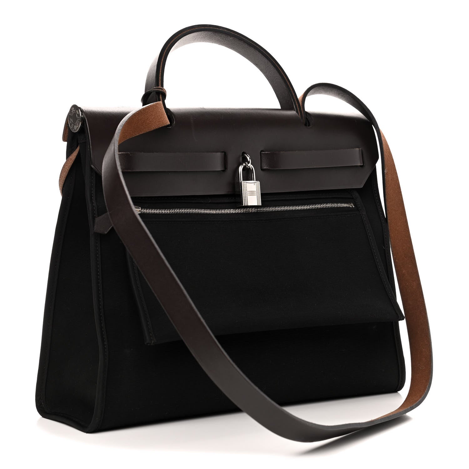 Hermes Toile Vache Hunter Herbag Zip PM 31 Black Ebene 2 of 8