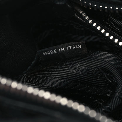 Prada Tessuto Nylon Gaufre Shopping Satchel Black 7 of 11