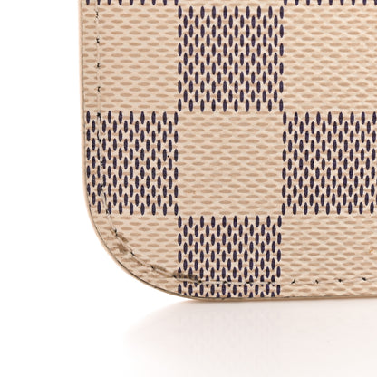 Louis Vuitton Damier Azur Neverfull MM GM Pochette Rose Ballerine 14 of 16