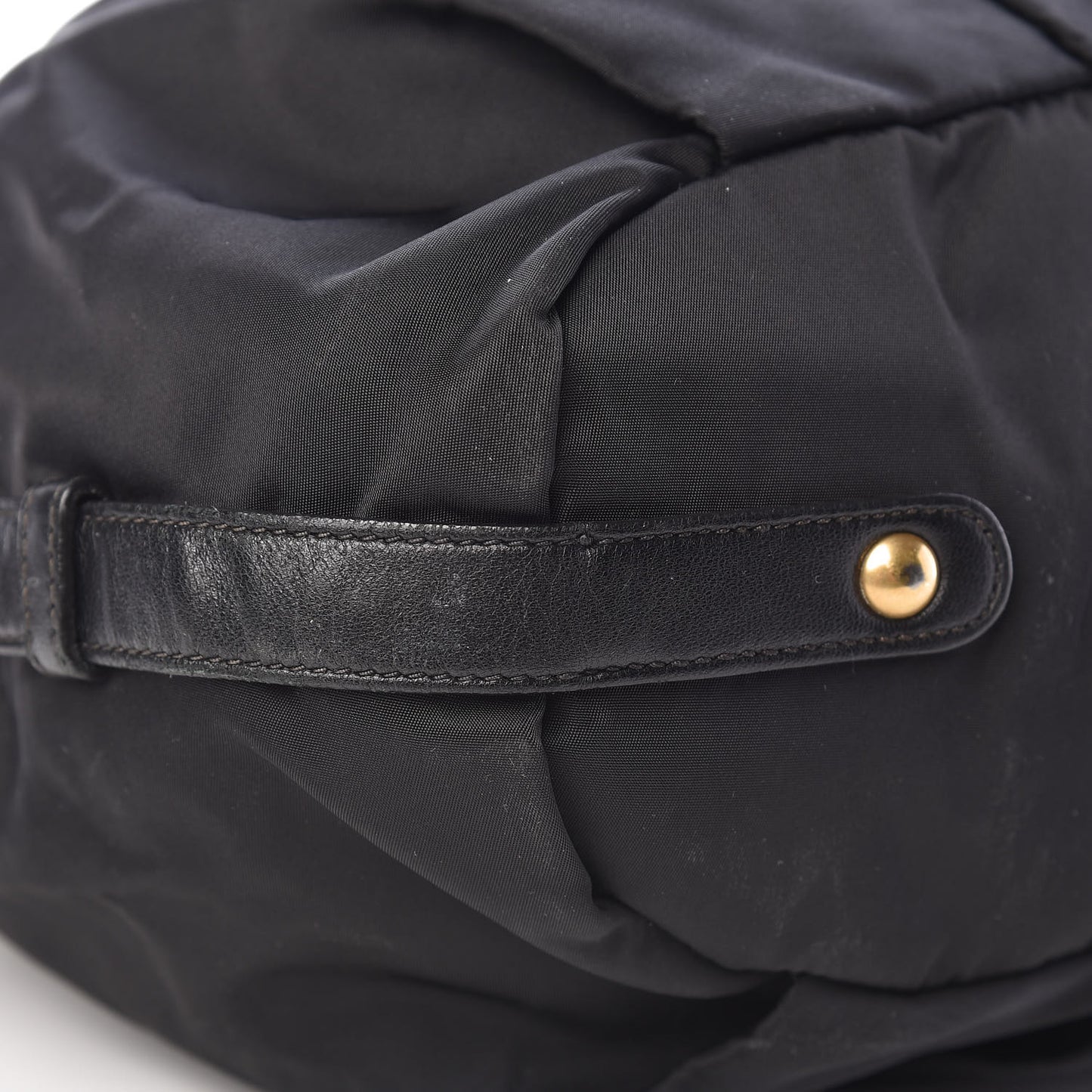 Tessuto Nylon Jacquard Logo Tote Black