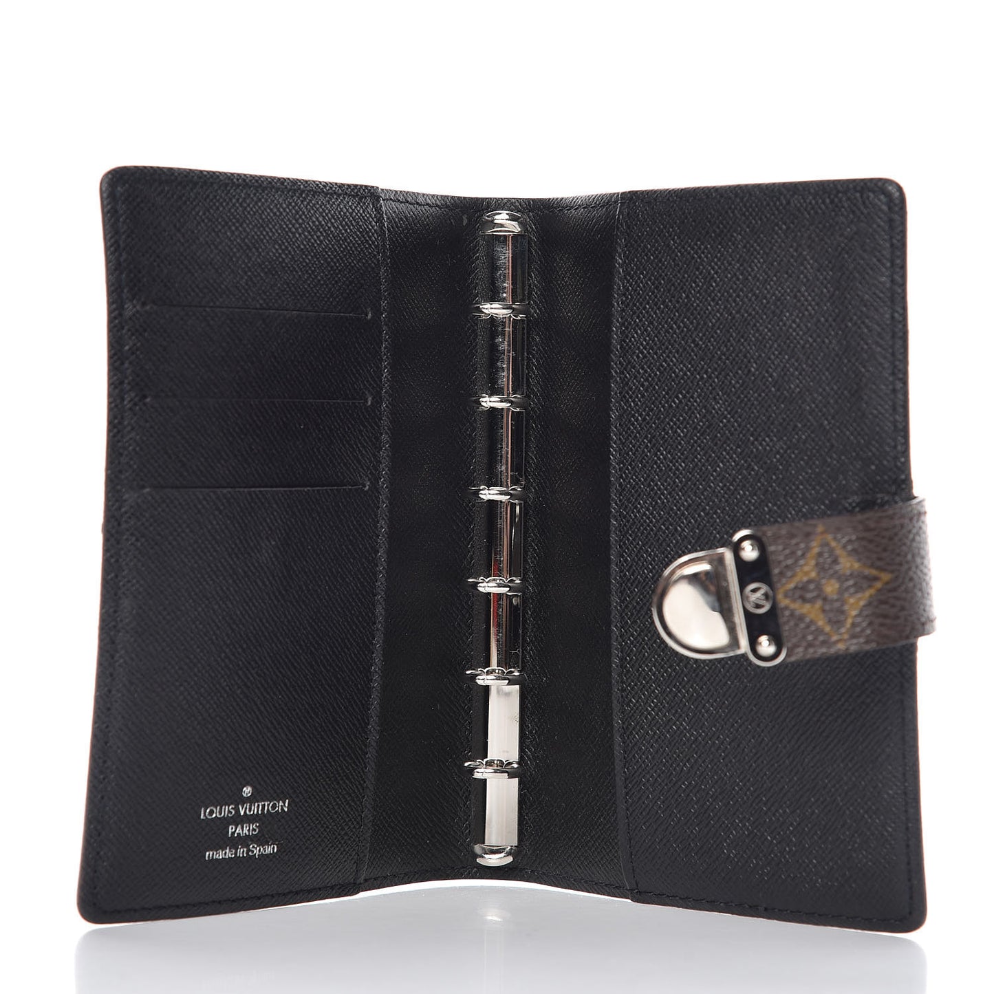 Monogram Koala Small Ring Agenda Cover Black