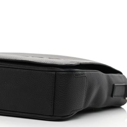 Burberry Grainy Calfskin Embossed Bruno Messenger Black 11 of 11