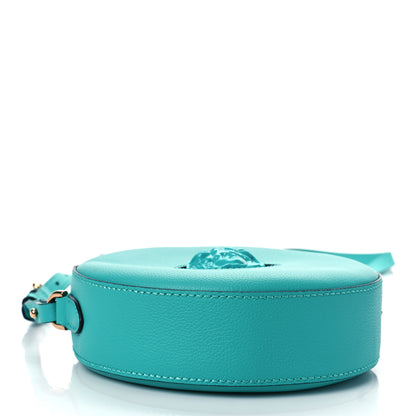Versace Calfskin La Medusa Round Camera Bag Turquoise 4 of 8