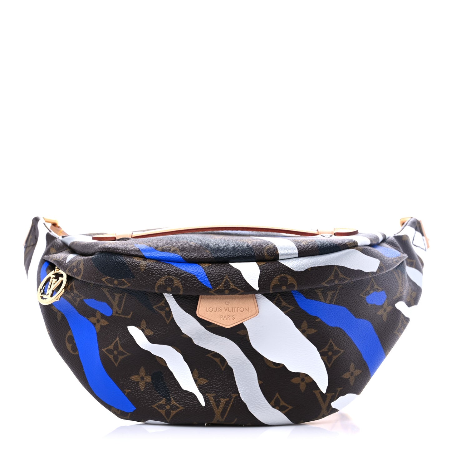 X LOL Monogram Bumbag Blue Silver