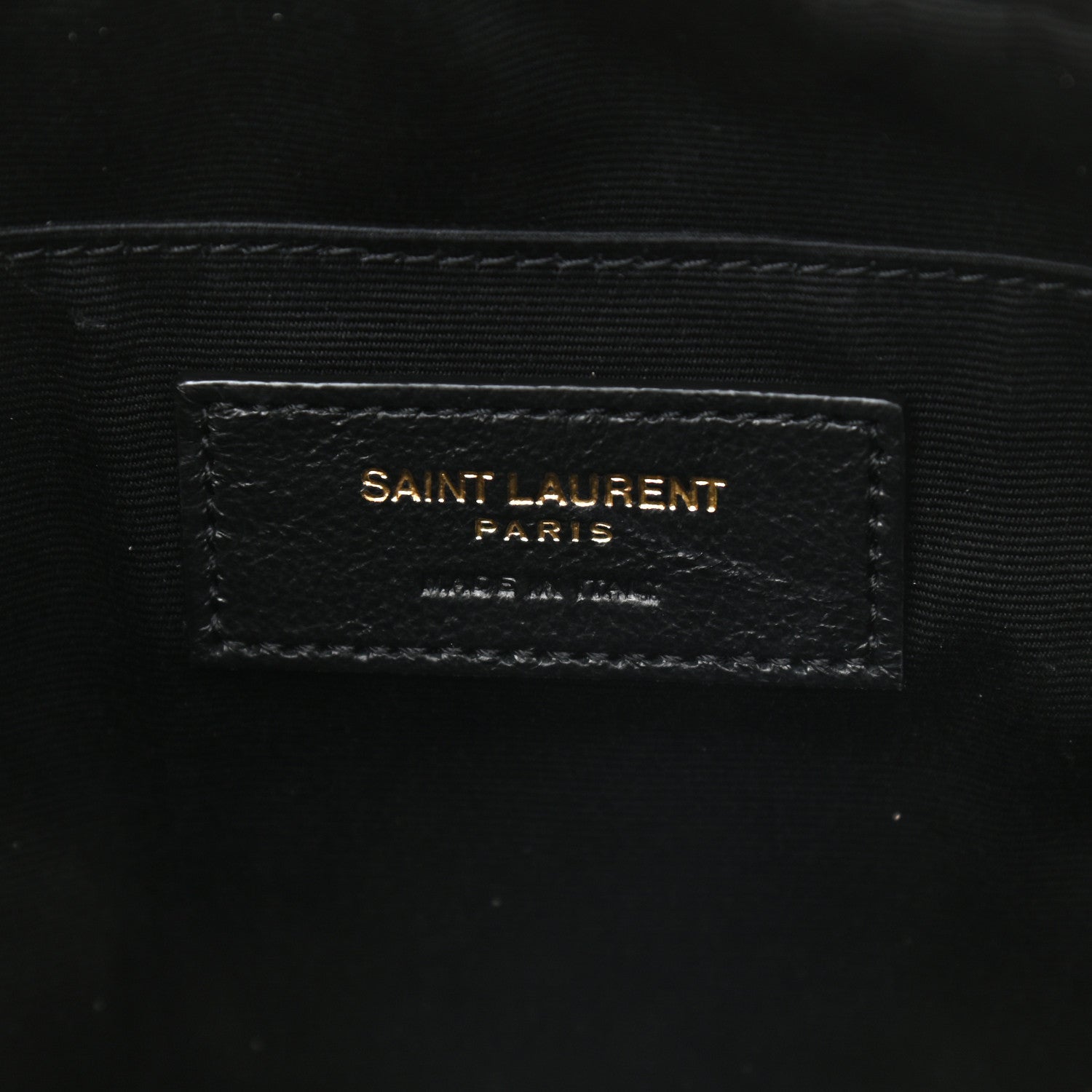 Saint Laurent Calfskin Matelasse Monogram Lou Camera Bag Dark Latte 6 of 9