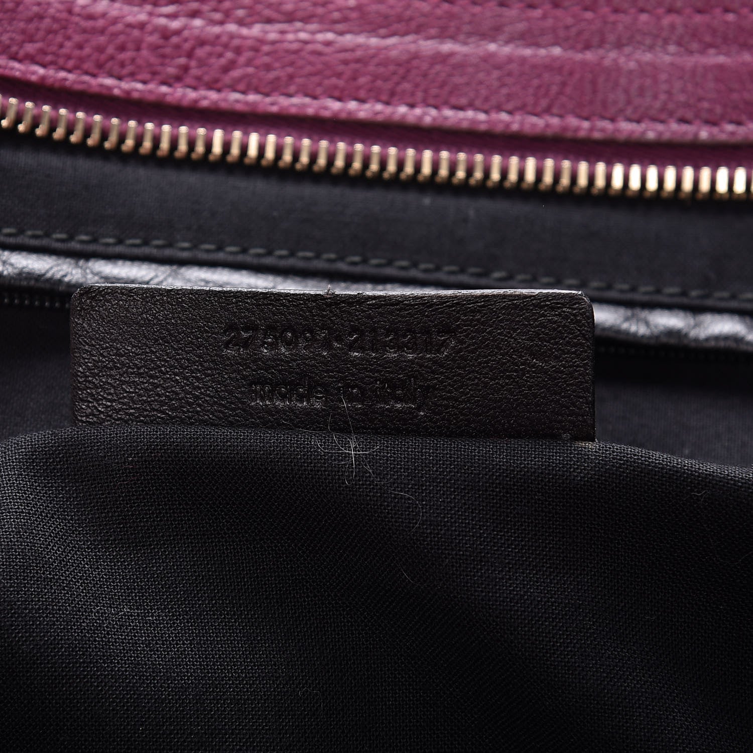 Saint Laurent Sheepskin Large Cabas ChYc Black Cherry 9 of 15