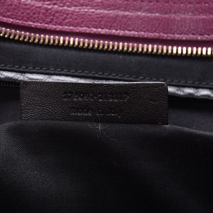 Saint Laurent Sheepskin Large Cabas ChYc Black Cherry 9 of 15