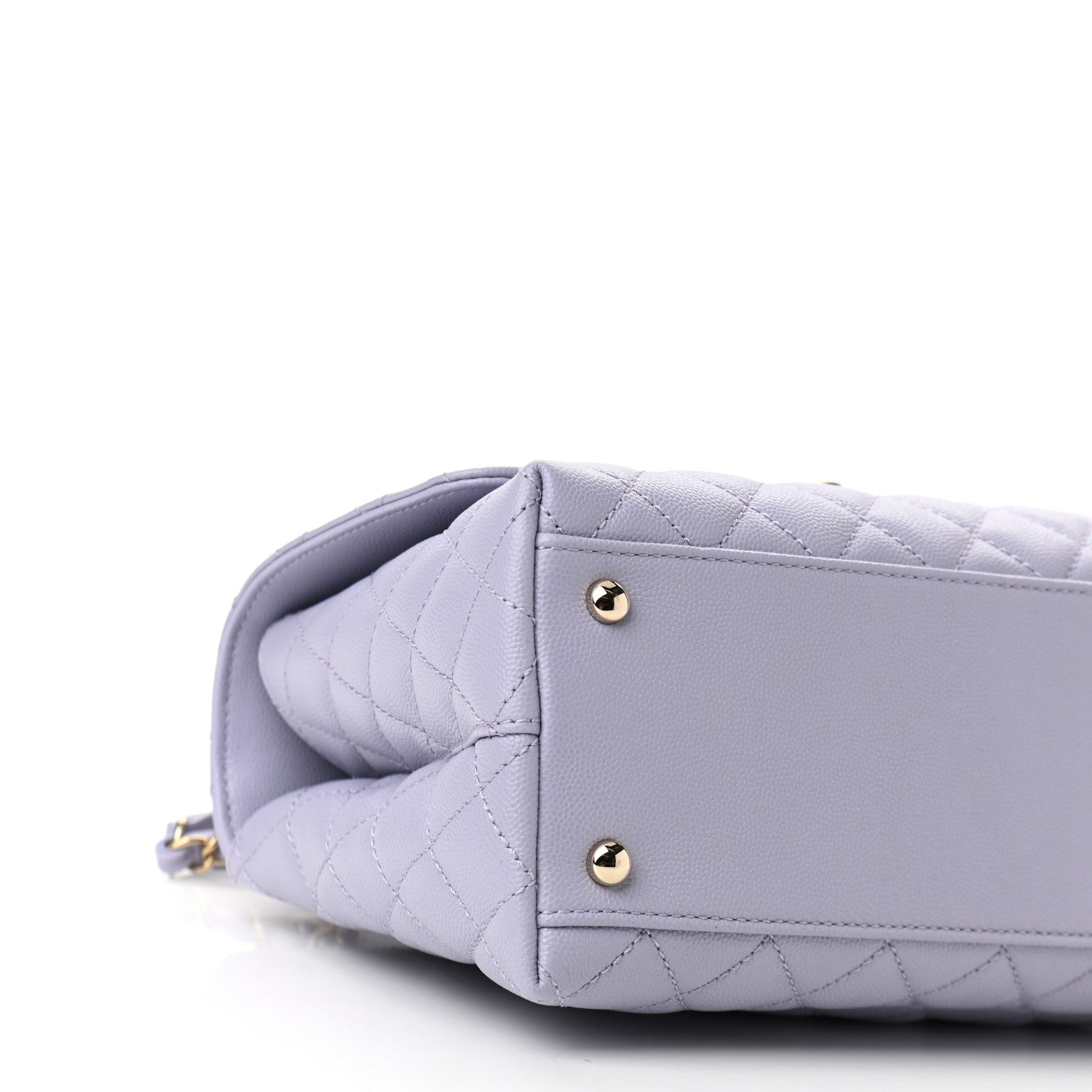 Chanel Caviar Quilted Small Coco Handle Flap Light Purple 9 of 11