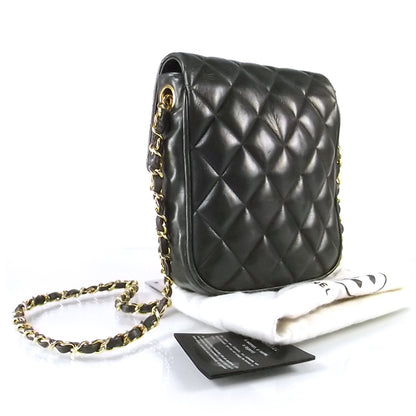 Chanel Lambskin Quilted Mini Flap Dark Green 4 of 12
