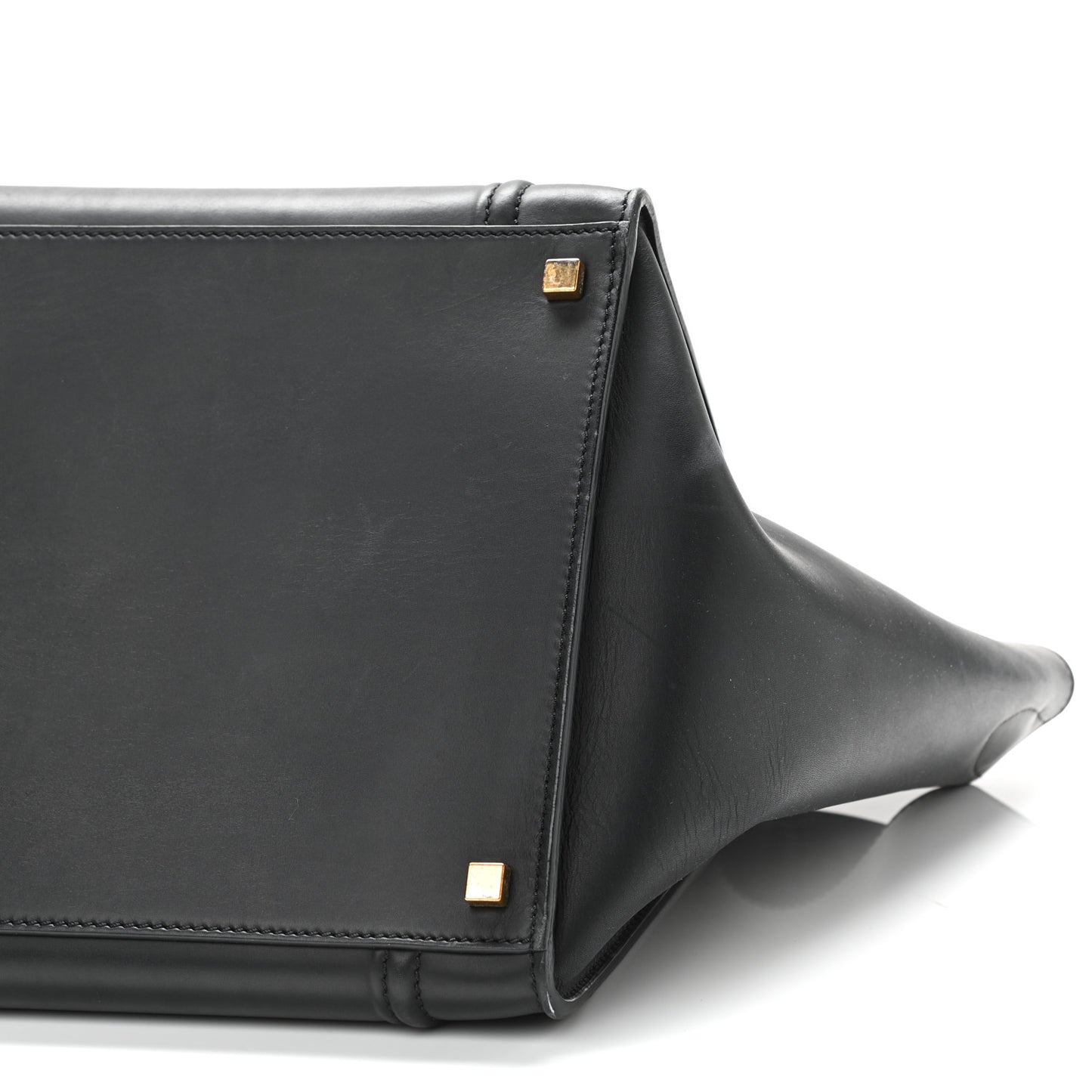 Smooth Calfskin Medium Phantom Luggage Black