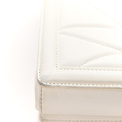 Dolce & Gabbana Calfskin Large Devotion Crossbody Bag White 10 of 12