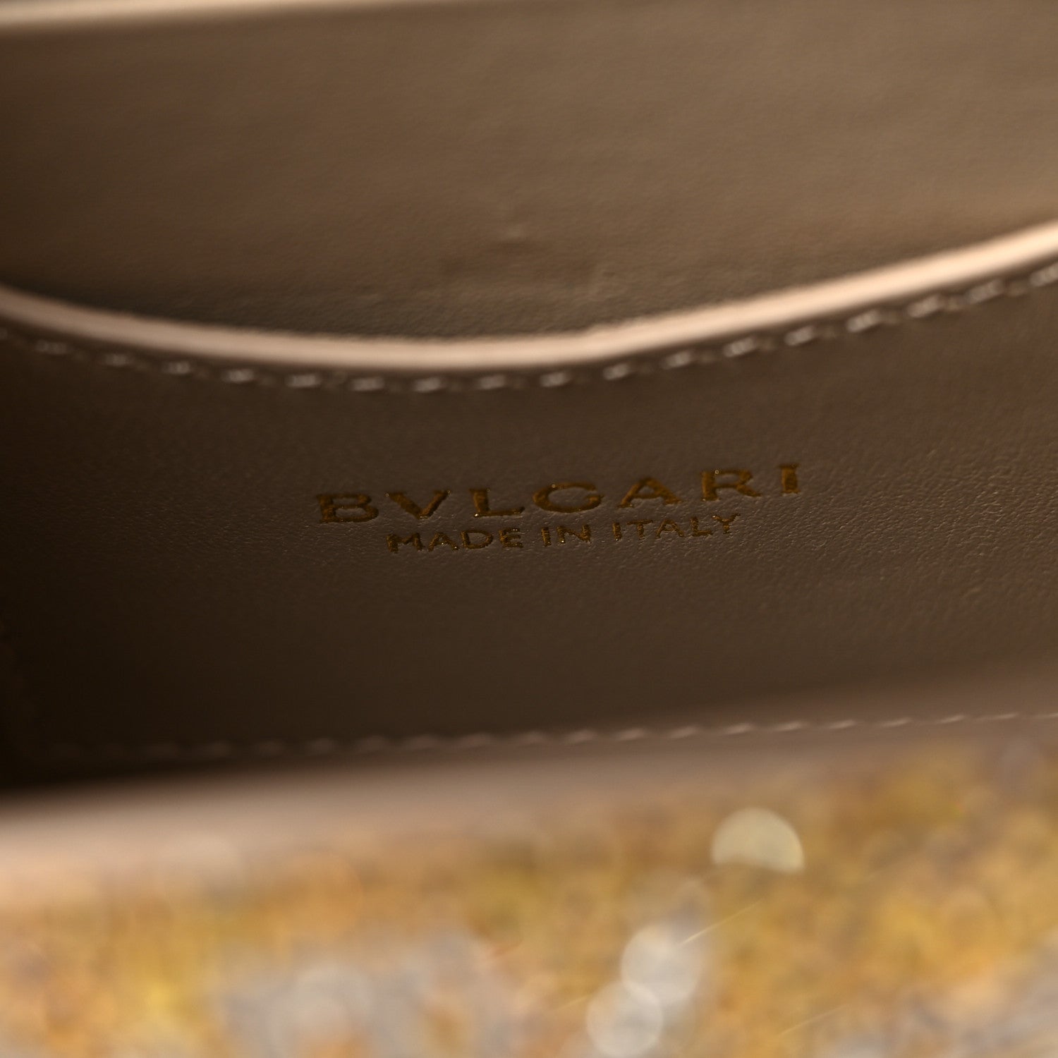 Bulgari Suede Crystal Embellished Serpenti Forever Small Day-to-Night Crossbody Bag Gold Multicolor 7 of 11
