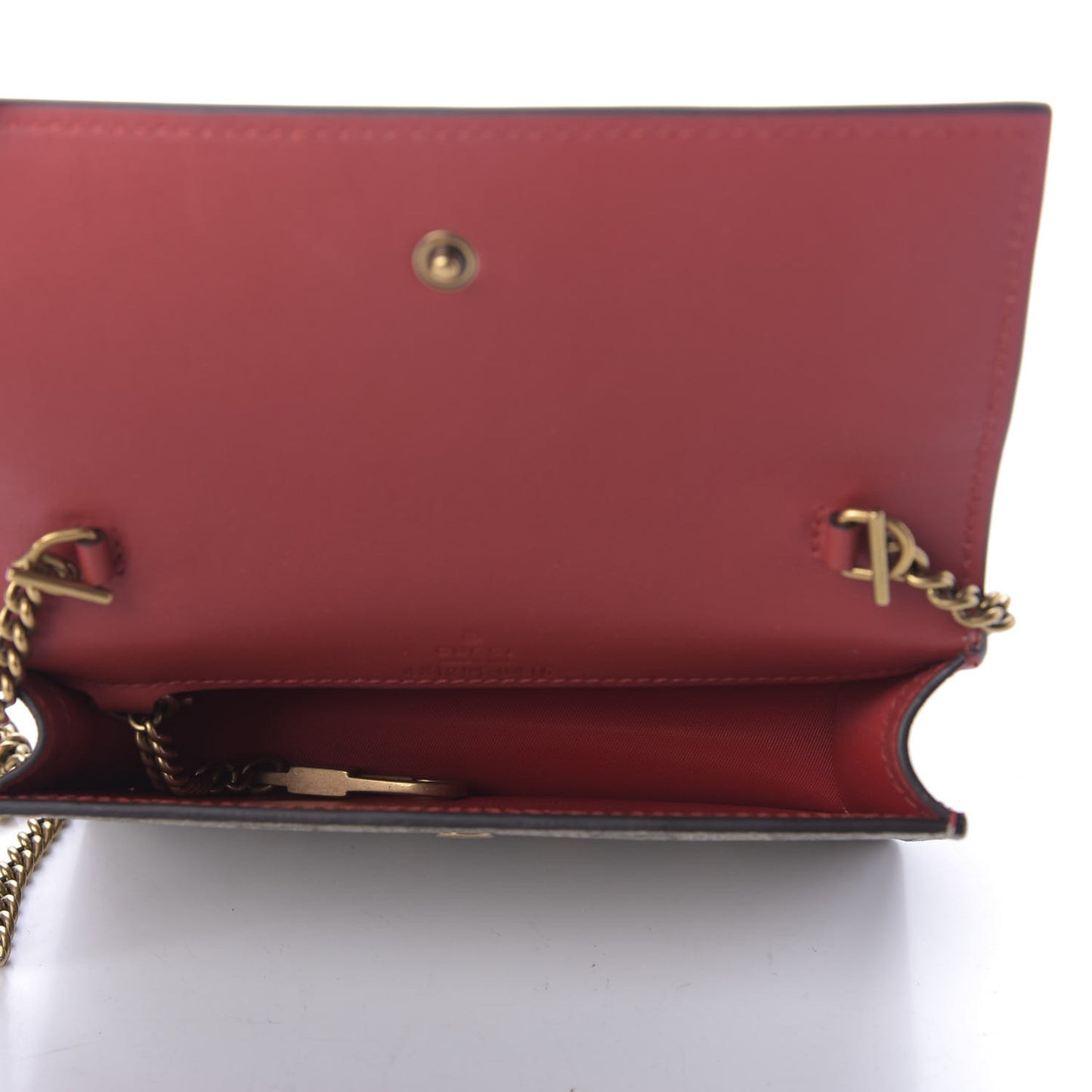 GG Supreme Monogram Mini Cherry Chain Bag