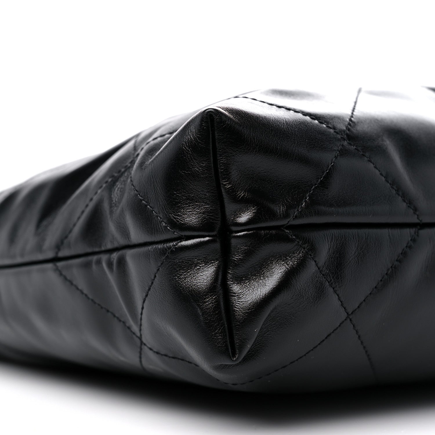 Chanel Shiny Calfskin Quilted Small Chanel 22 Black 8 of 9