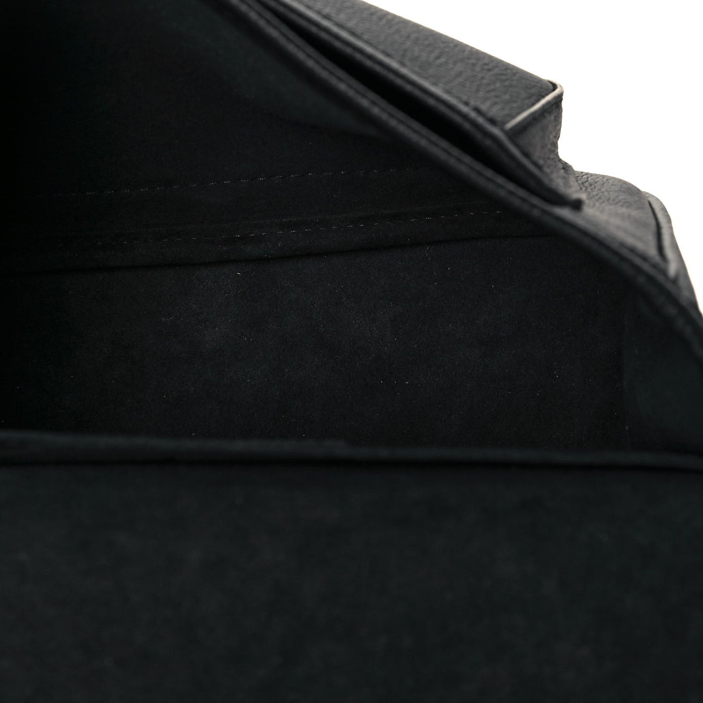 Grained Calfskin Lockme Chain Bag PM Black