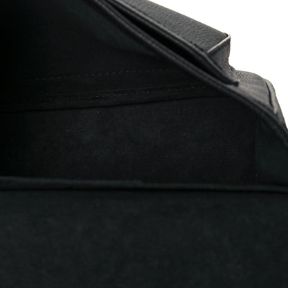 Louis Vuitton Grained Calfskin Lockme Chain Bag PM Black 4 of 11